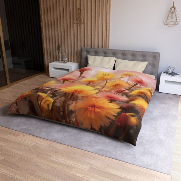 Fuzzy Dandelion Fantasy - Microfiber Duvet Cover - Image 18