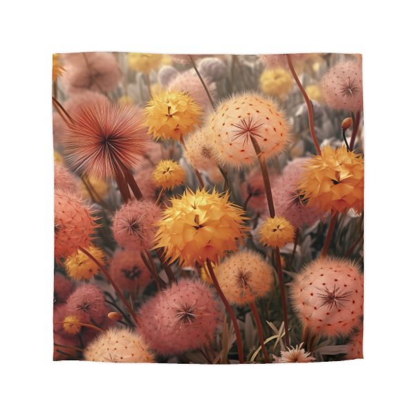 Autumn Dandelion Dream - Microfiber Duvet Cover - Image 16