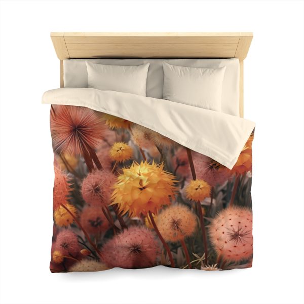 Autumn Dandelion Dream - Microfiber Duvet Cover - Image 17