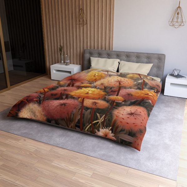 Autumn Dandelion Dream - Microfiber Duvet Cover - Image 18