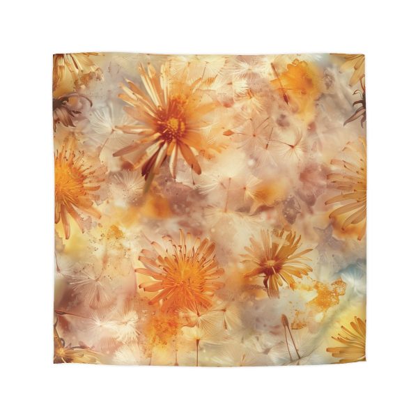 Dandelion Amber Inclusion Print - Microfiber Duvet Cover - Image 16