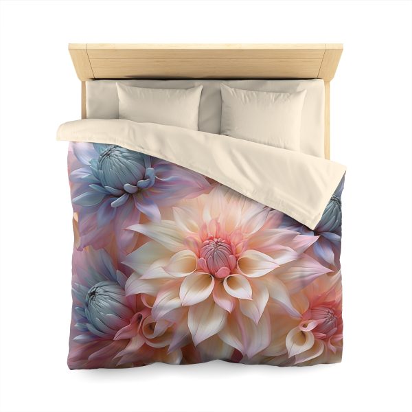 Pastel Fantasy Baroque Floral 01 - Microfiber Duvet Cover - Image 17