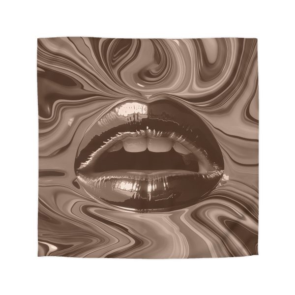 Lipnotic In Almondine - Microfiber Duvet Cover - Image 16