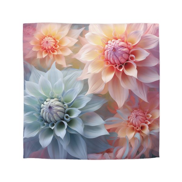 Pastel Fantasy Baroque Floral 02 - Microfiber Duvet Cover - Image 16