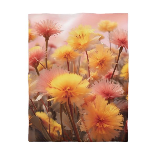 Fuzzy Dandelion Fantasy - Microfiber Duvet Cover - Image 7