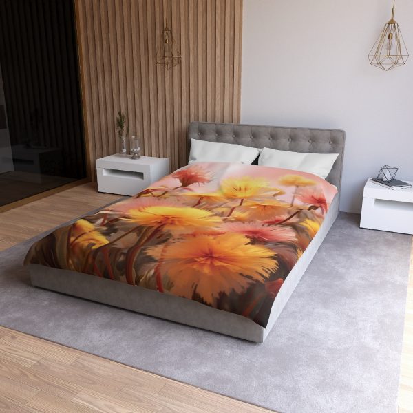 Fuzzy Dandelion Fantasy - Microfiber Duvet Cover - Image 9