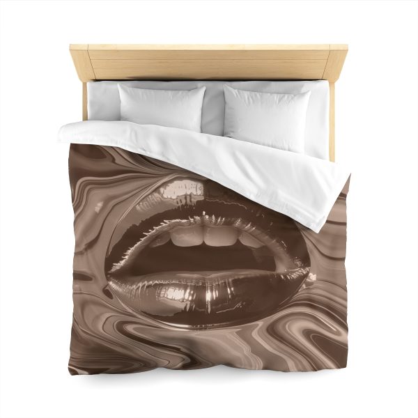 Lipnotic In Almondine - Microfiber Duvet Cover - Image 20