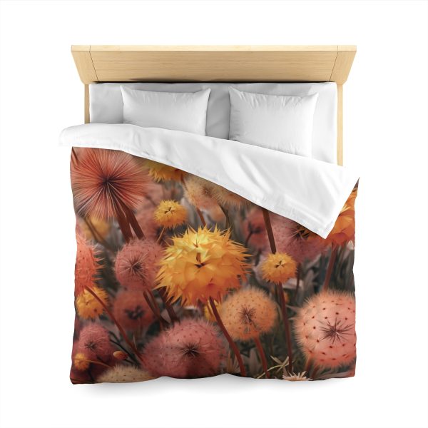 Autumn Dandelion Dream - Microfiber Duvet Cover - Image 20