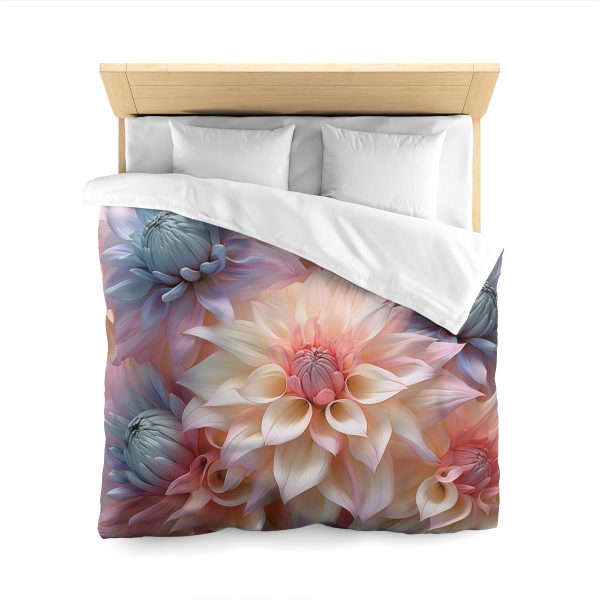 Pastel Fantasy Baroque Floral 01 - Microfiber Duvet Cover - Image 20