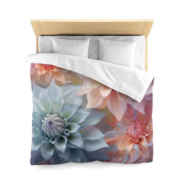 Pastel Fantasy Baroque Floral 02 - Microfiber Duvet Cover - Image 20