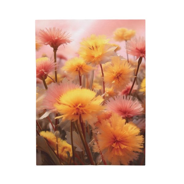 Fuzzy Dandelion Fantasy - Velveteen Plush Blanket - Image 9