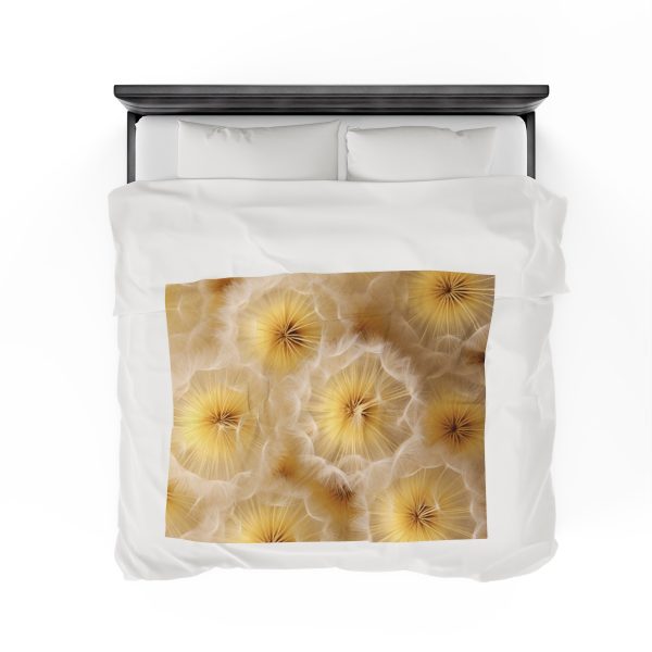 Dandelion Down Motif - Velveteen Plush Blanket - Image 24