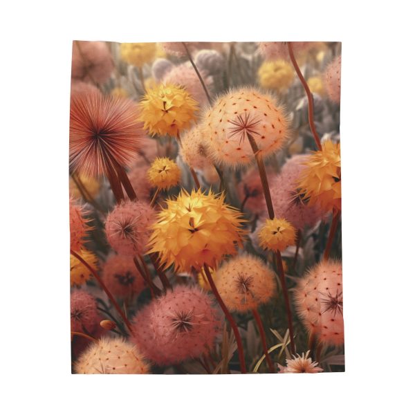 Autumn Dandelion Dream - Velveteen Plush Blanket - Image 25