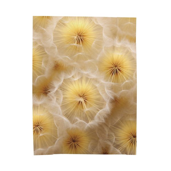 Dandelion Down Motif - Velveteen Plush Blanket - Image 2