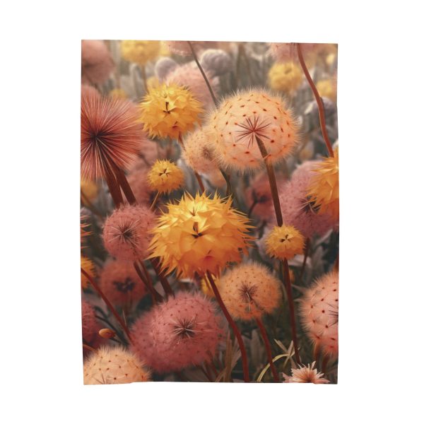 Autumn Dandelion Dream - Velveteen Plush Blanket - Image 18