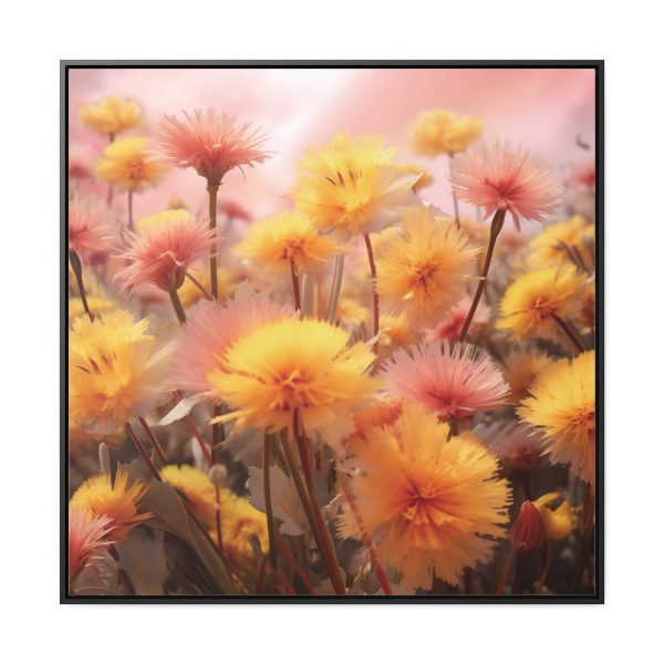 Fuzzy Dandelion Fantasy - Gallery Canvas Wraps, Square Frame - Image 65