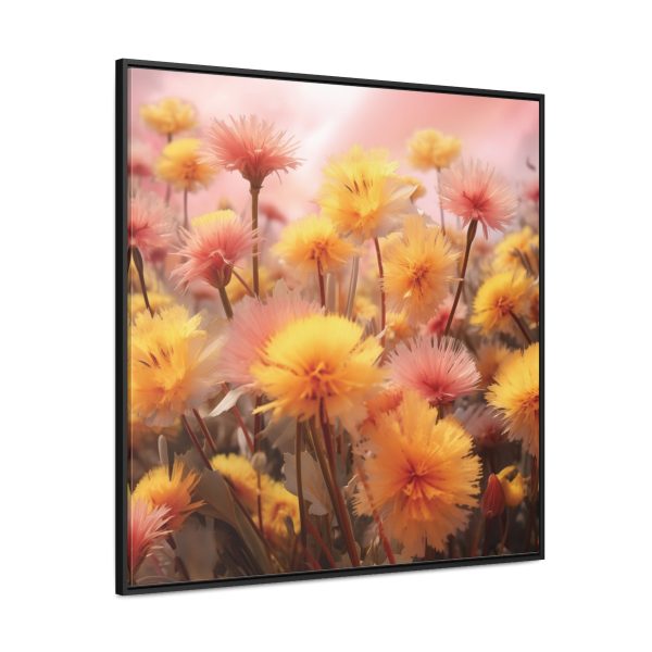 Fuzzy Dandelion Fantasy - Gallery Canvas Wraps, Square Frame - Image 66