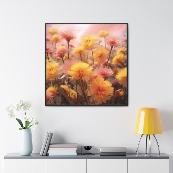 Fuzzy Dandelion Fantasy - Gallery Canvas Wraps, Square Frame - Image 68