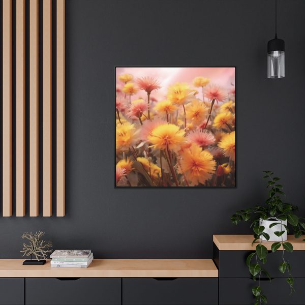 Fuzzy Dandelion Fantasy - Gallery Canvas Wraps, Square Frame - Image 69