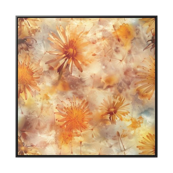 Dandelion Amber Inclusion Print - Gallery Canvas Wraps, Square Frame - Image 65