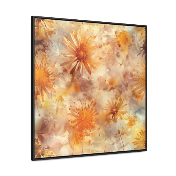 Dandelion Amber Inclusion Print - Gallery Canvas Wraps, Square Frame - Image 66