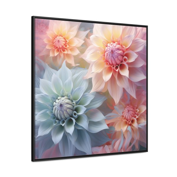 Pastel Fantasy Baroque Floral 02 - Gallery Canvas Wraps, Square Frame - Image 66