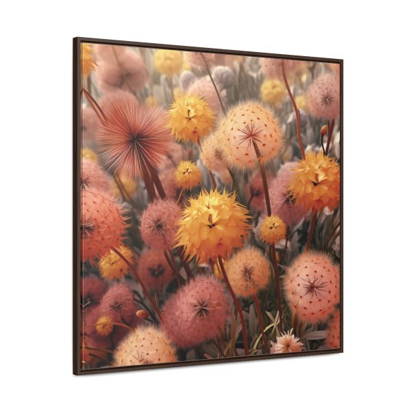 Autumn Dandelion Dream - Gallery Canvas Wraps, Square Frame - Image 2