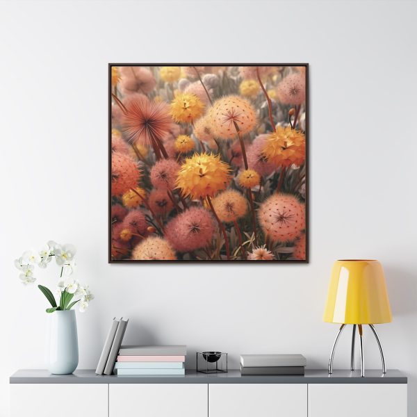 Autumn Dandelion Dream - Gallery Canvas Wraps, Square Frame - Image 4