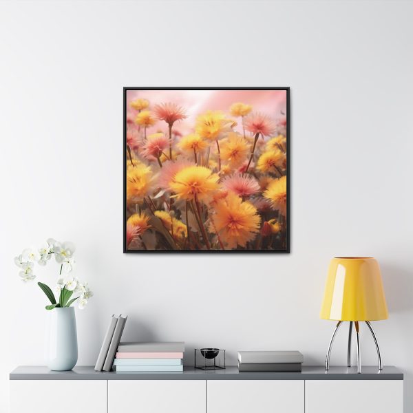 Fuzzy Dandelion Fantasy - Gallery Canvas Wraps, Square Frame - Image 73