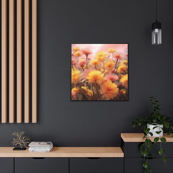 Fuzzy Dandelion Fantasy - Gallery Canvas Wraps, Square Frame - Image 74