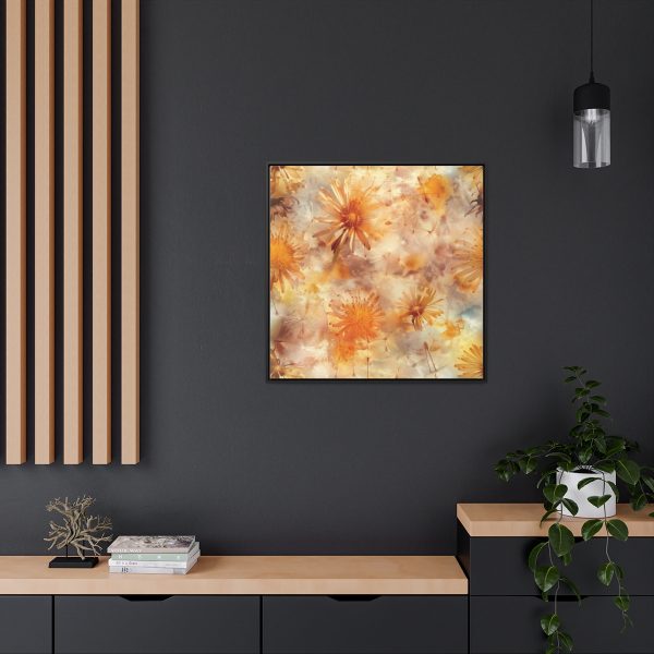 Dandelion Amber Inclusion Print - Gallery Canvas Wraps, Square Frame - Image 74