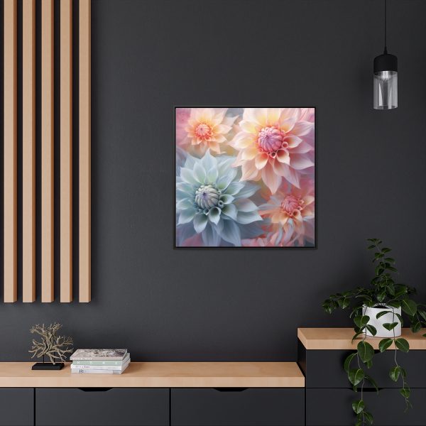 Pastel Fantasy Baroque Floral 02 - Gallery Canvas Wraps, Square Frame - Image 74