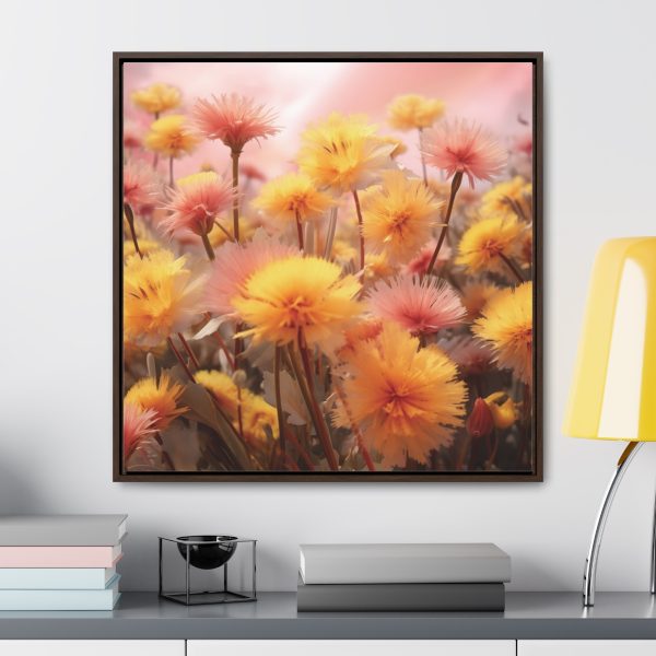 Fuzzy Dandelion Fantasy - Gallery Canvas Wraps, Square Frame - Image 78