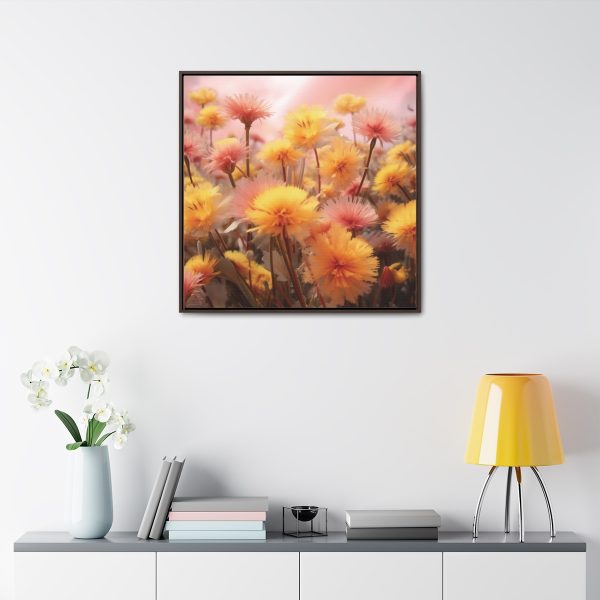 Fuzzy Dandelion Fantasy - Gallery Canvas Wraps, Square Frame - Image 79