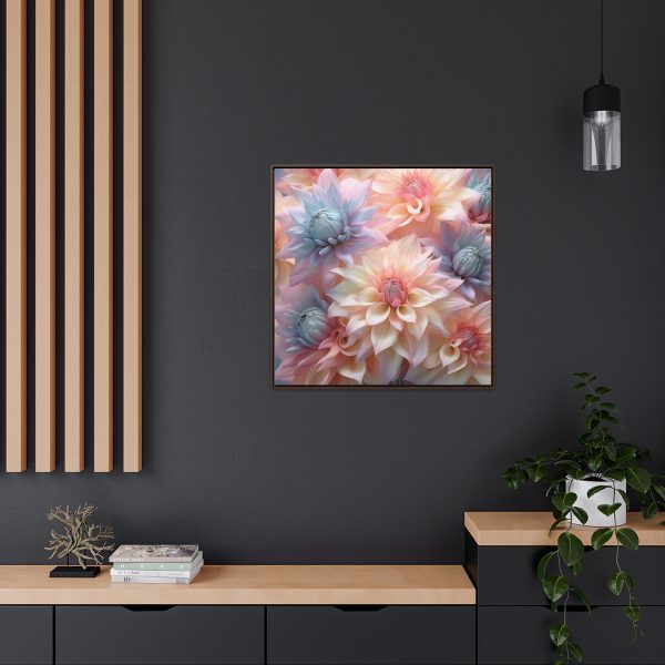 Pastel Fantasy Baroque Floral 01 - Gallery Canvas Wraps, Square Frame - Image 80