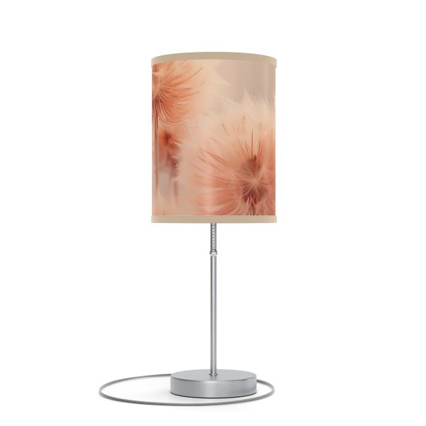 Misty Peach Dandelions - Lamp on a Stand, US|CA plug - Image 7