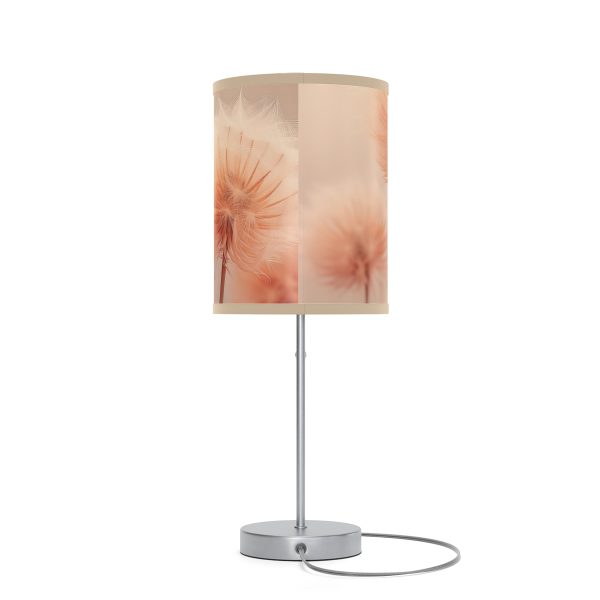 Misty Peach Dandelions - Lamp on a Stand, US|CA plug - Image 8