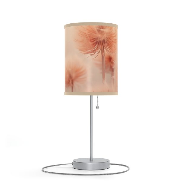 Misty Peach Dandelions - Lamp on a Stand, US|CA plug - Image 9