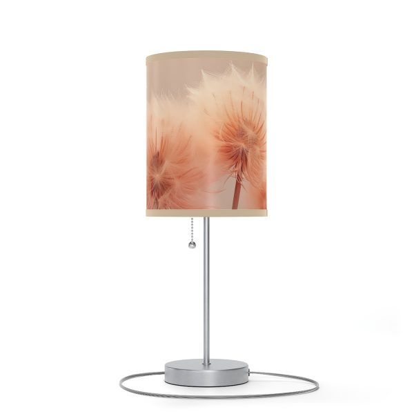 Misty Peach Dandelions - Lamp on a Stand, US|CA plug - Image 10