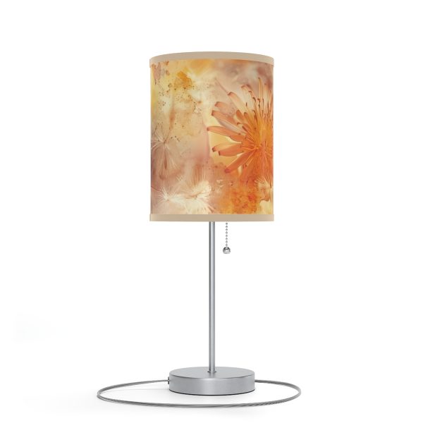 Dandelion Amber Inclusion Print - Lamp on a Stand, US|CA plug - Image 9