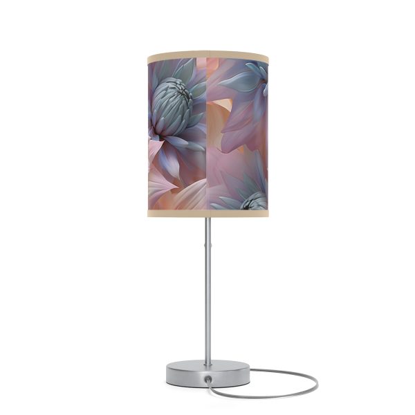 Pastel Fantasy Baroque Floral 01 - Lamp on a Stand, US|CA plug - Image 8