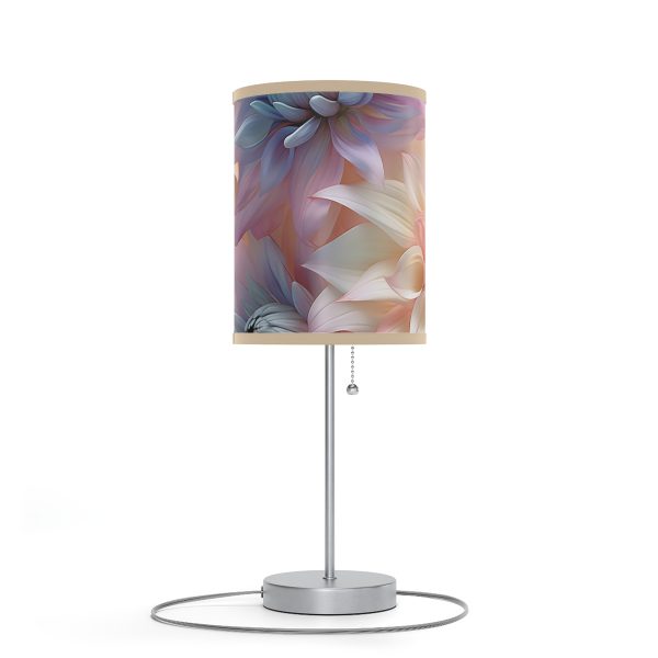 Pastel Fantasy Baroque Floral 01 - Lamp on a Stand, US|CA plug - Image 9