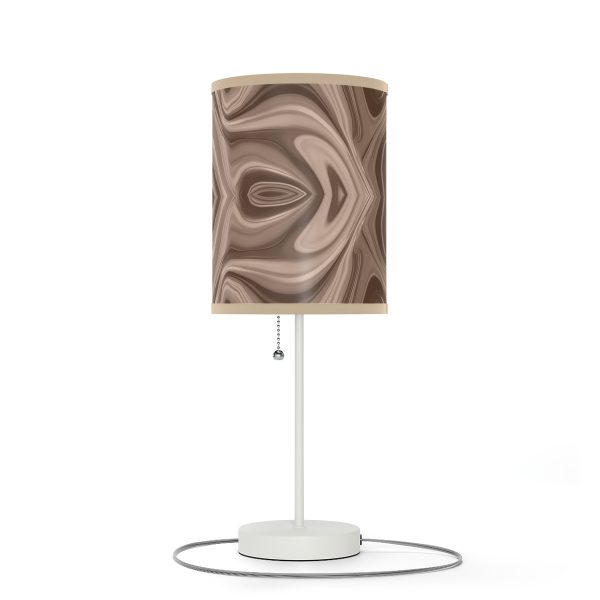 Lipnotic Kaleidoscope Background In Almondine 03 - Lamp on a Stand, US|CA plug - Image 4