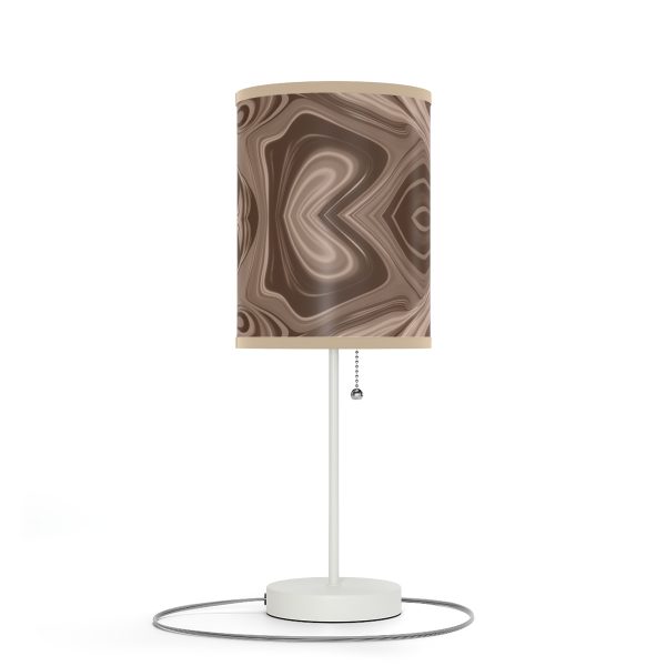 Lipnotic Kaleidoscope Background In Almondine 04 - Lamp on a Stand, US|CA plug - Image 3