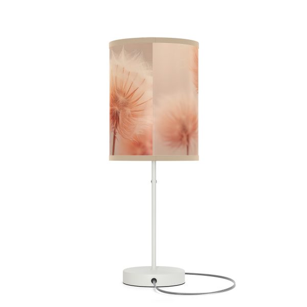 Misty Peach Dandelions - Lamp on a Stand, US|CA plug - Image 2