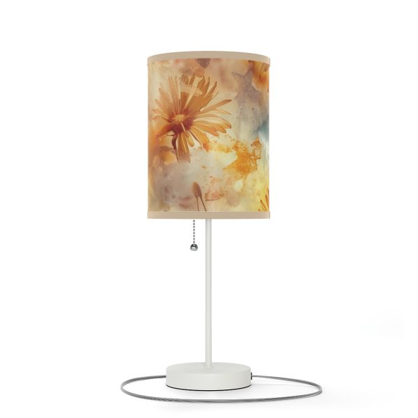 Dandelion Amber Inclusion Print - Lamp on a Stand, US|CA plug - Image 4