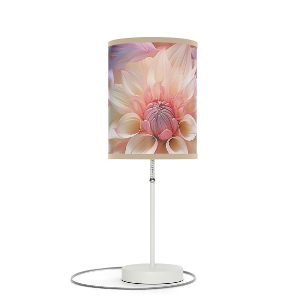 Pastel Fantasy Baroque Floral 01 - Lamp on a Stand, US|CA plug