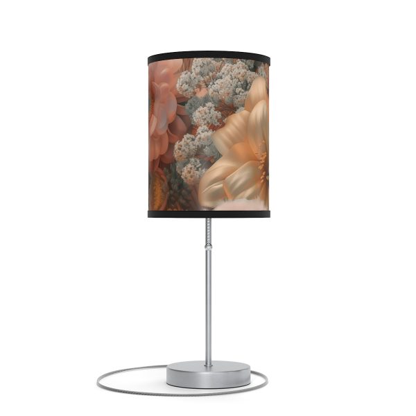 Lustrous Peach Baroque Floral 02 - Lamp on a Stand, US|CA plug - Image 13