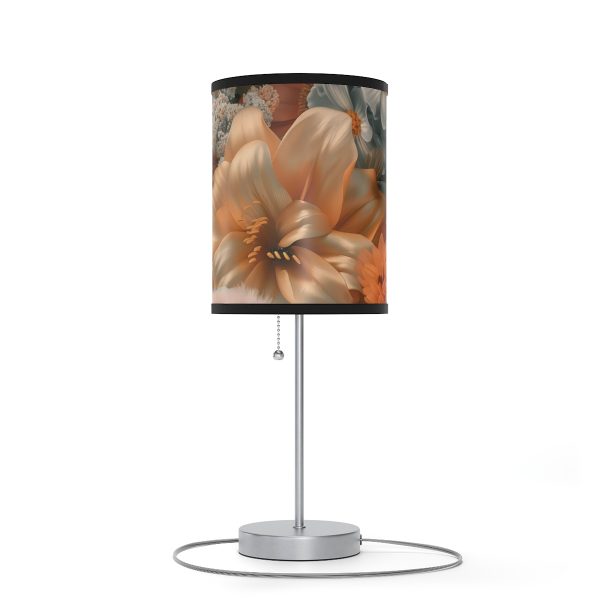 Lustrous Peach Baroque Floral 02 - Lamp on a Stand, US|CA plug - Image 16