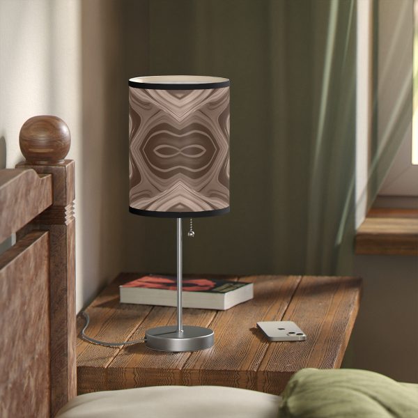 Lipnotic Kaleidoscope Background In Almondine 04 - Lamp on a Stand, US|CA plug - Image 17